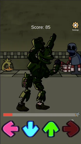 FNF Springtrap Mod Test [MOD: тестируйте движения спрингтрапа] (Бесплатно / APK) — скриншот 5