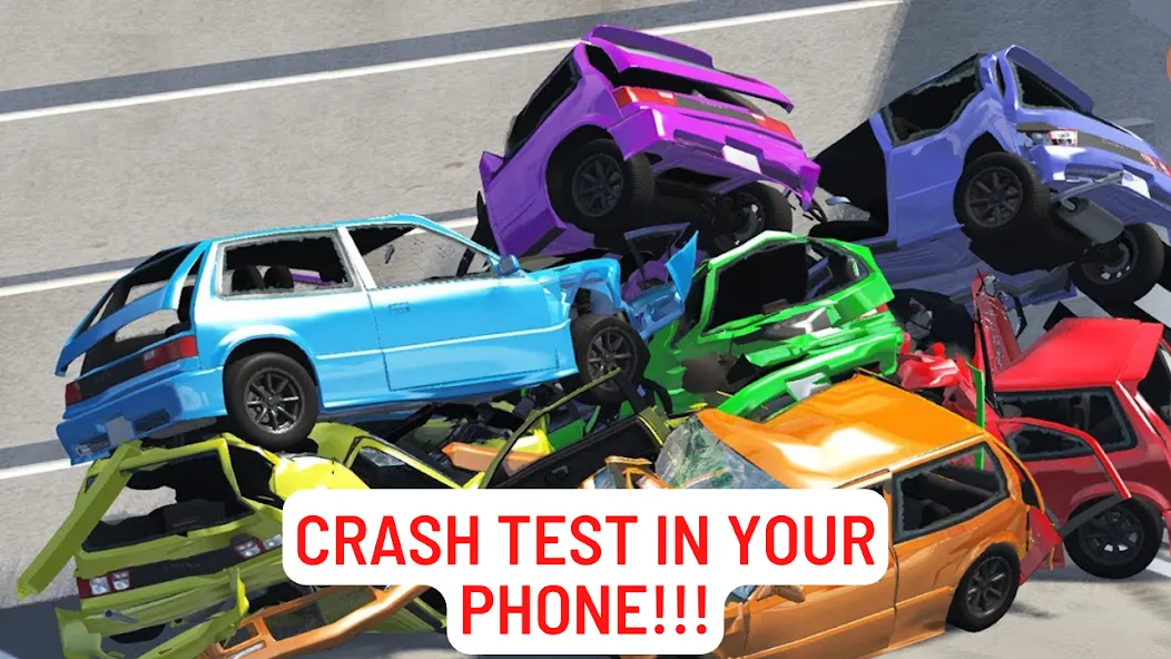 Скачать Car Crashing Simulator [MOD: безлимитные деньги и все машины] на телефон — скриншот 2