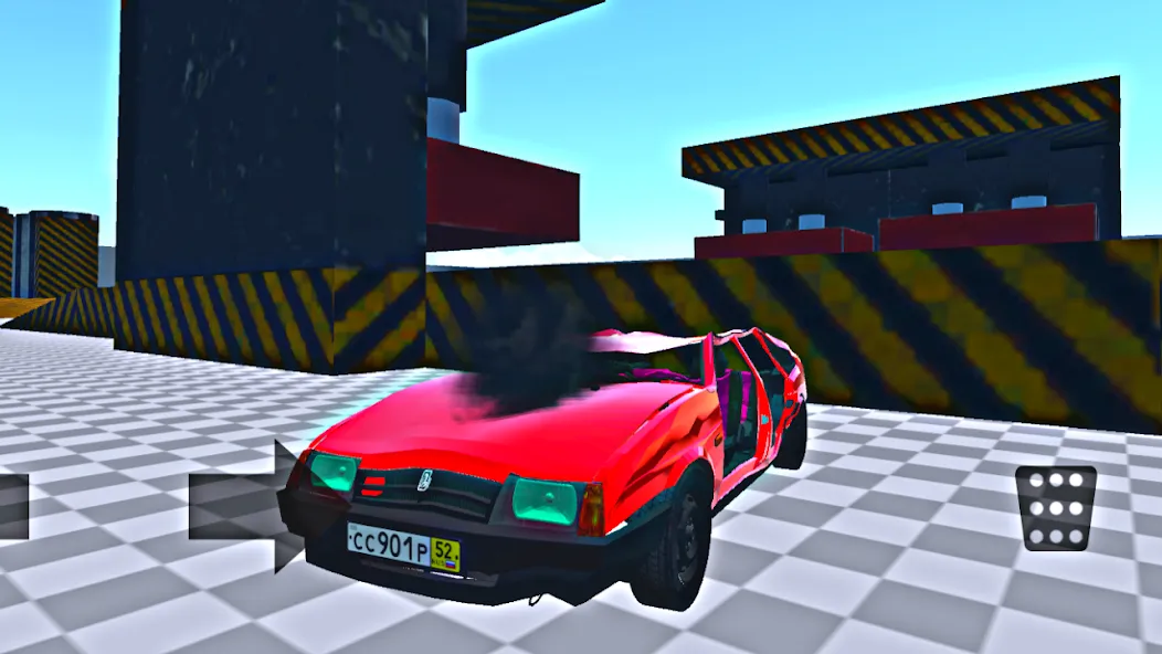 АВТОВАЗ КРАШ ТЕСТ СИМУЛЯТОР [MOD: безлимитные деньги и все машины открыты] на Андроид — скриншот 3