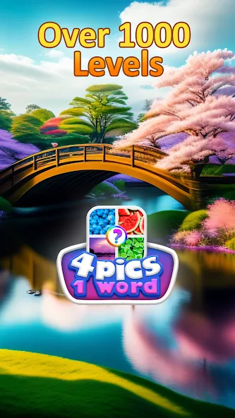 4 Pics 1 Word: Guessing Games [MOD: безлимитные подсказки и открыты все уровни] последняя версия — скриншот 5