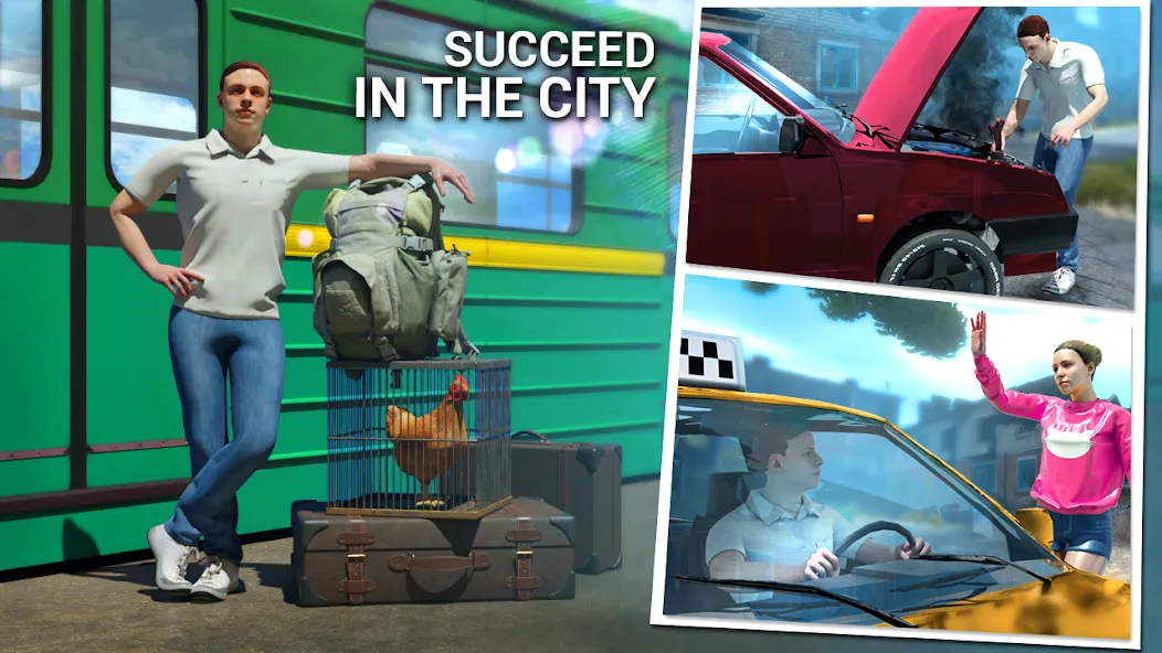 Скачать взлом Real Driving School in City [MOD: безлимитные деньги и топливо] — скриншот 1