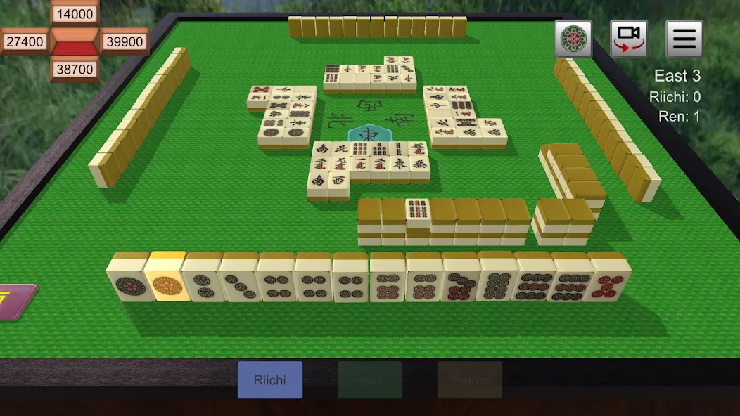 Скачать Riichi Mahjong [MOD: безлимитные монеты и открытые режимы] на телефон — скриншот 1