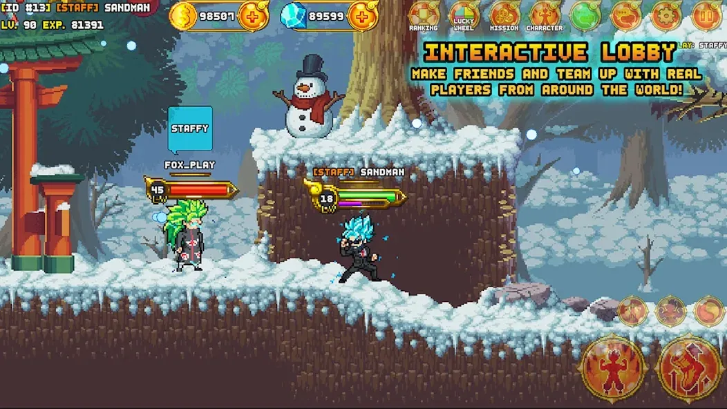 XENO BALL: LEGENDS WARRIORS [MOD: безлимитные деньги и улучшенные воины] на Андроид — скриншот 1