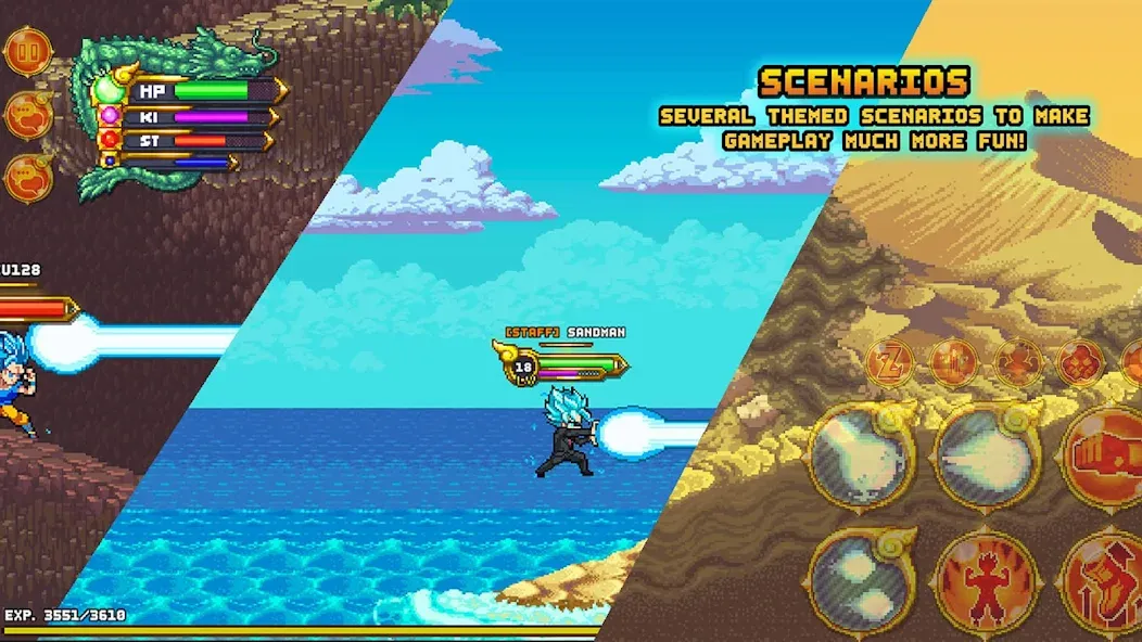 XENO BALL: LEGENDS WARRIORS [MOD: безлимитные деньги и улучшенные воины] на Андроид — скриншот 3