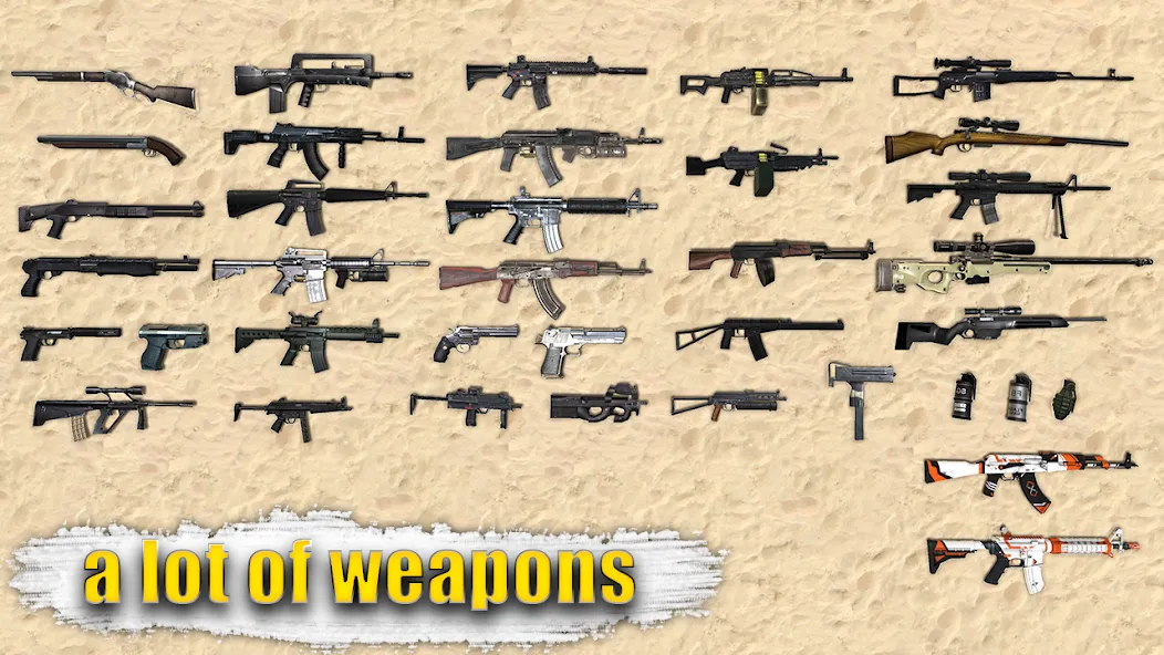 Скачать взлом Special Forces Group 2 [MOD: безлимитные деньги и оружие] — скриншот 2