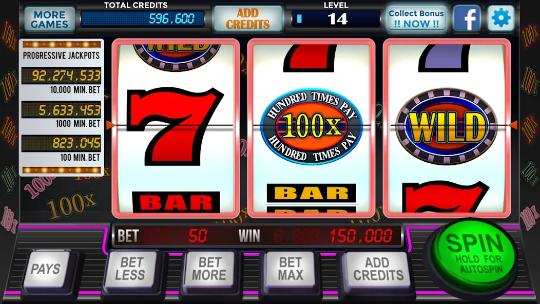 Взломанная 777 Slots Casino Classic Slots [MOD: безлимитные монеты и джекпоты] на Андроид — скриншот 1