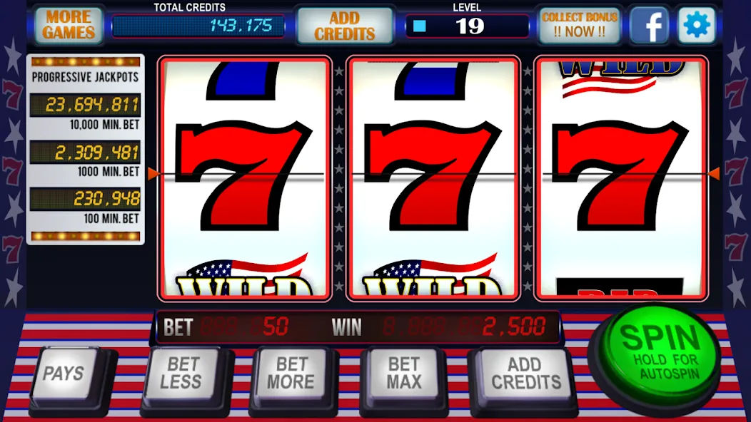 Взломанная 777 Slots Casino Classic Slots [MOD: безлимитные монеты и джекпоты] на Андроид — скриншот 4
