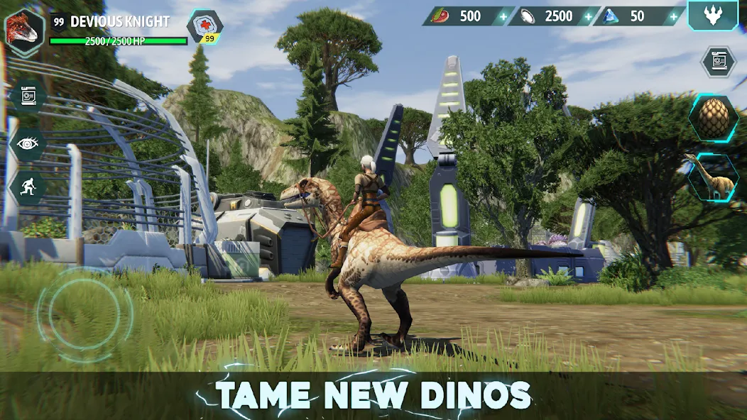 Dino Tamers - Jurassic MMO [MOD: безлимитные ресурсы и сильные динозавры] (Бесплатно / APK) — скриншот 3