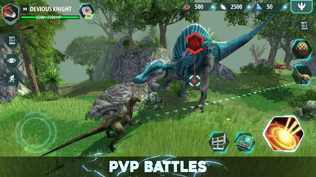 Dino Tamers - Jurassic MMO [MOD: безлимитные ресурсы и сильные динозавры] (Бесплатно / APK) — скриншот 4
