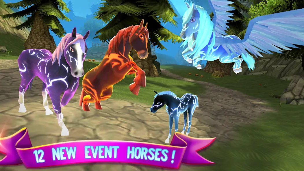 Horse Paradise: My Dream Ranch [MOD: безлимитные деньги и ресурсы] (Бесплатно / APK) — скриншот 1
