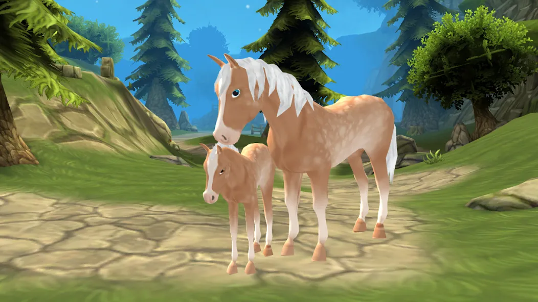 Horse Paradise: My Dream Ranch [MOD: безлимитные деньги и ресурсы] (Бесплатно / APK) — скриншот 4