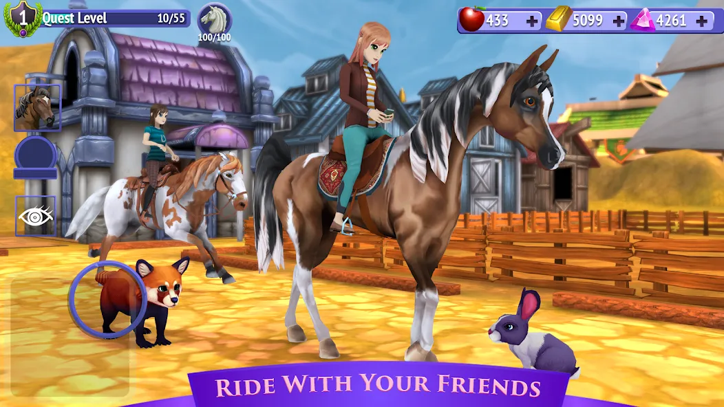 Скачать Horse Riding Tales - Wild Pony [MOD: бесконечные монеты и редкие лошади] — скриншот 5