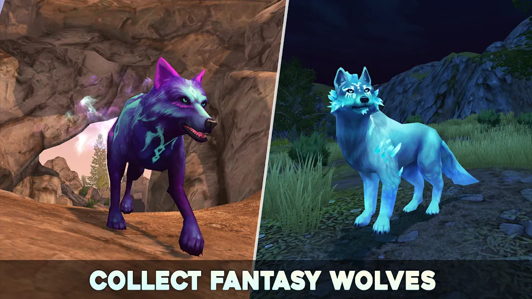 Скачать Wolf Tales - Wild Animal Sim [MOD: много денег и всё открыто] на телефон — скриншот 3
