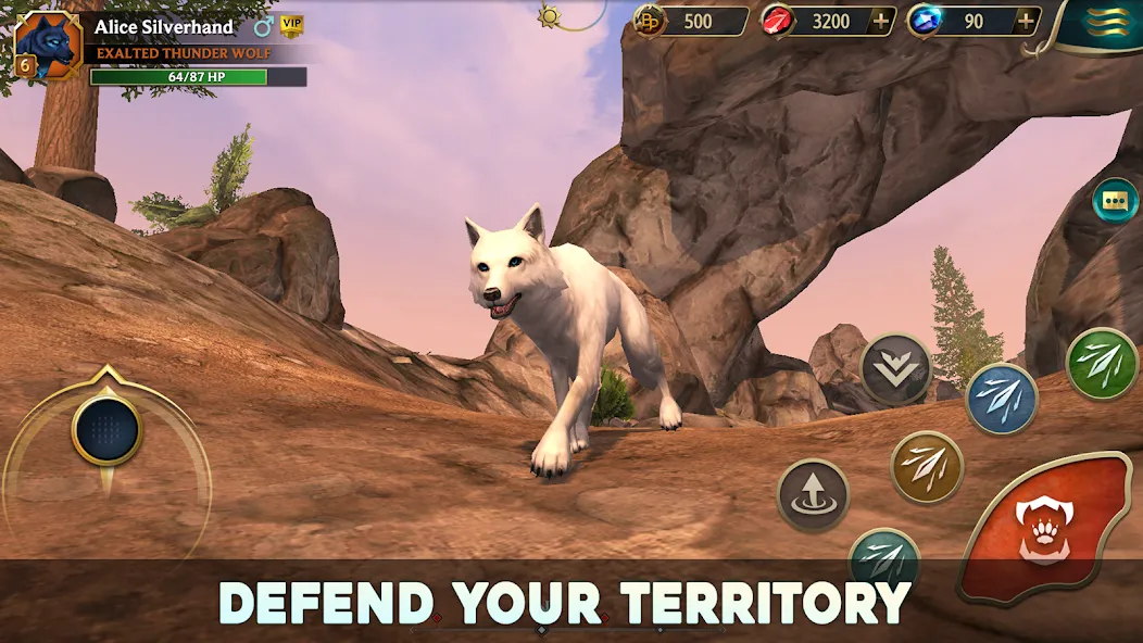 Скачать Wolf Tales - Wild Animal Sim [MOD: много денег и всё открыто] на телефон — скриншот 5