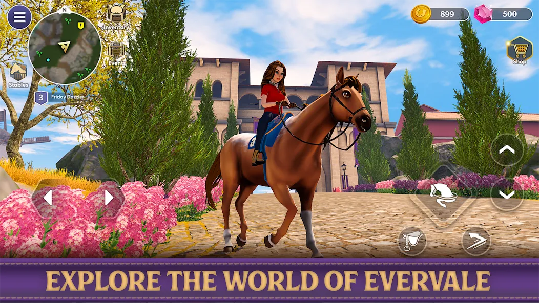 Скачать взлом Star Equestrian - Horse Ranch [MOD: безлимитные монеты и ресурсов] — скриншот 4