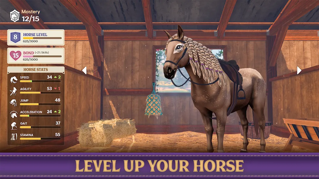 Скачать взлом Star Equestrian - Horse Ranch [MOD: безлимитные монеты и ресурсов] — скриншот 5