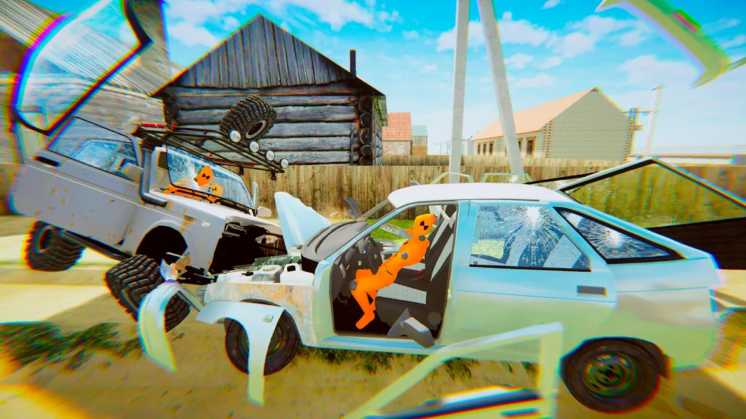 VAZ Crash Test Simulator 2 [MOD: безлимитные деньги и все машины] (Бесплатно / APK) — скриншот 2