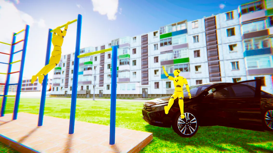 VAZ Crash Test Simulator 2 [MOD: безлимитные деньги и все машины] (Бесплатно / APK) — скриншот 3