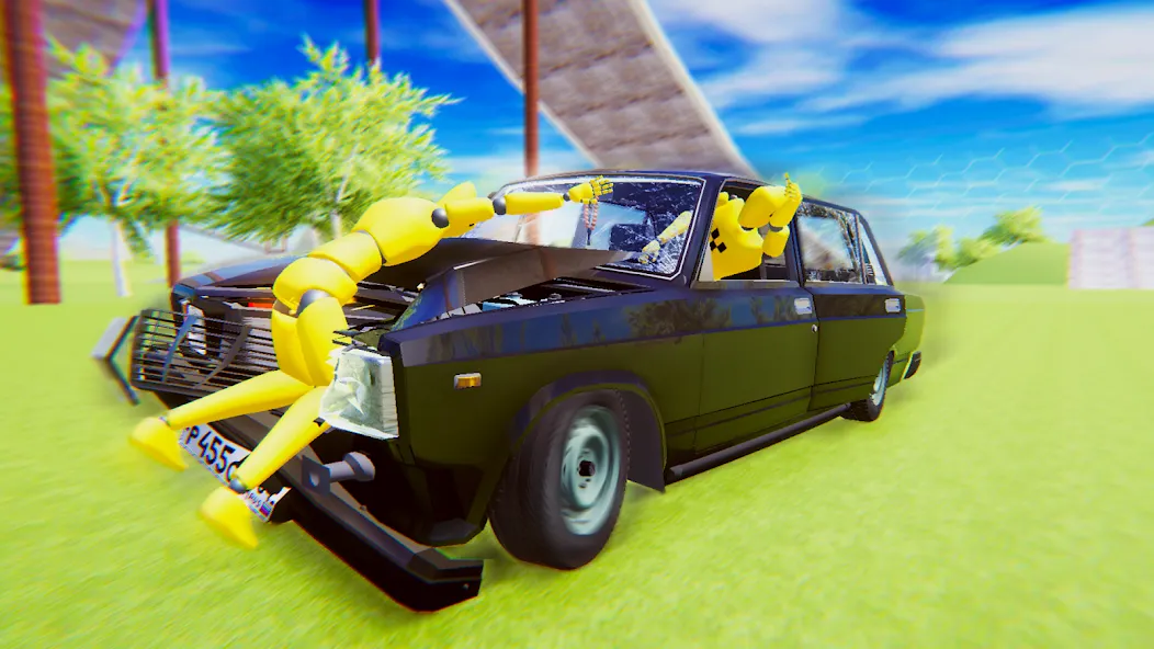 VAZ Crash Test Simulator 2 [MOD: безлимитные деньги и все машины] (Бесплатно / APK) — скриншот 4