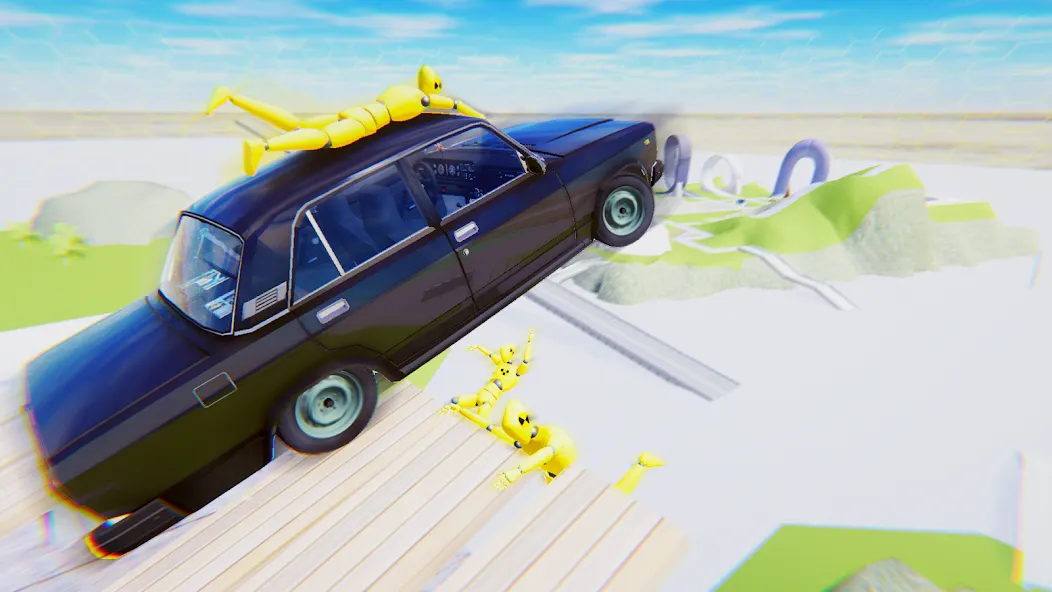 VAZ Crash Test Simulator 2 [MOD: безлимитные деньги и все машины] (Бесплатно / APK) — скриншот 5