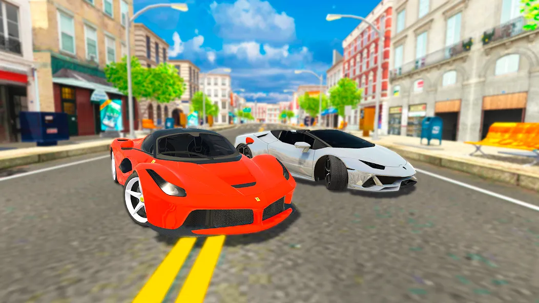 Взломанная Car Driving Simulator: Online [MOD: безлимитные деньги и все машины] на Андроид — скриншот 1