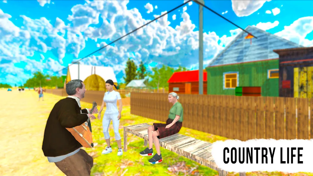 Russian Village: Online & LADA [MOD: безлимитные деньги и ресурсы] — Скачать бесплатно (APK) — скриншот 3