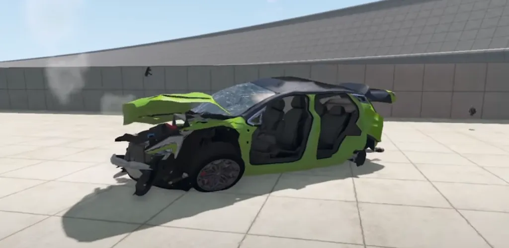 Realistic Car Crash Simulator [MOD: безлимитные деньги и открыты все машины] на Андроид — скриншот 4