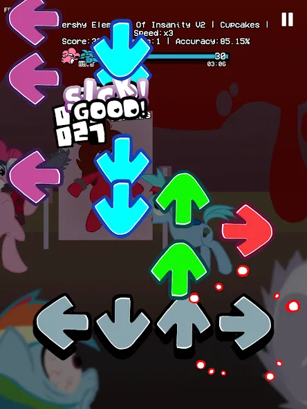Magic Music Rainbow Battle [MOD: безлимитные кристаллы и все песни] — Скачать бесплатно (APK) — скриншот 3