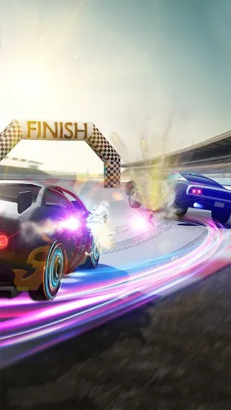 Top Race : Car Battle Racing [MOD: безлимитные деньги и топовые машины] на Андроид — скриншот 1