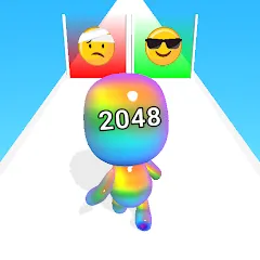 Man Runner 2048: Run and Merge [MOD: безлимитные монеты и усиленные персонажи] на Андроид
