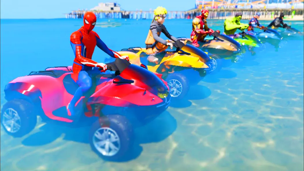 ATV Quads Bike Stunt Racing 3D [MOD: безлимитные деньги и все трассы открыты] последняя версия — скриншот 2