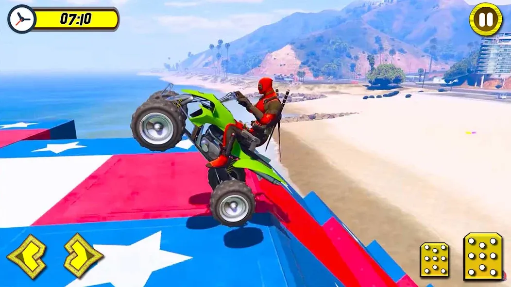 ATV Quads Bike Stunt Racing 3D [MOD: безлимитные деньги и все трассы открыты] последняя версия — скриншот 4