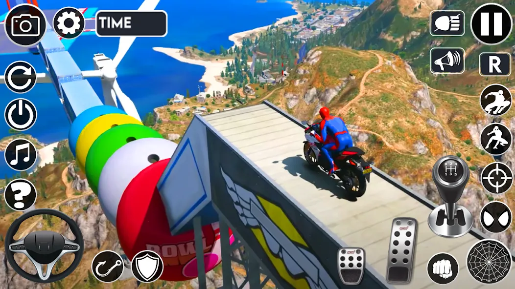 Superhero Tricky Bike Stunt [MOD: безлимитные деньги и все байки] — Скачать бесплатно (APK) — скриншот 3