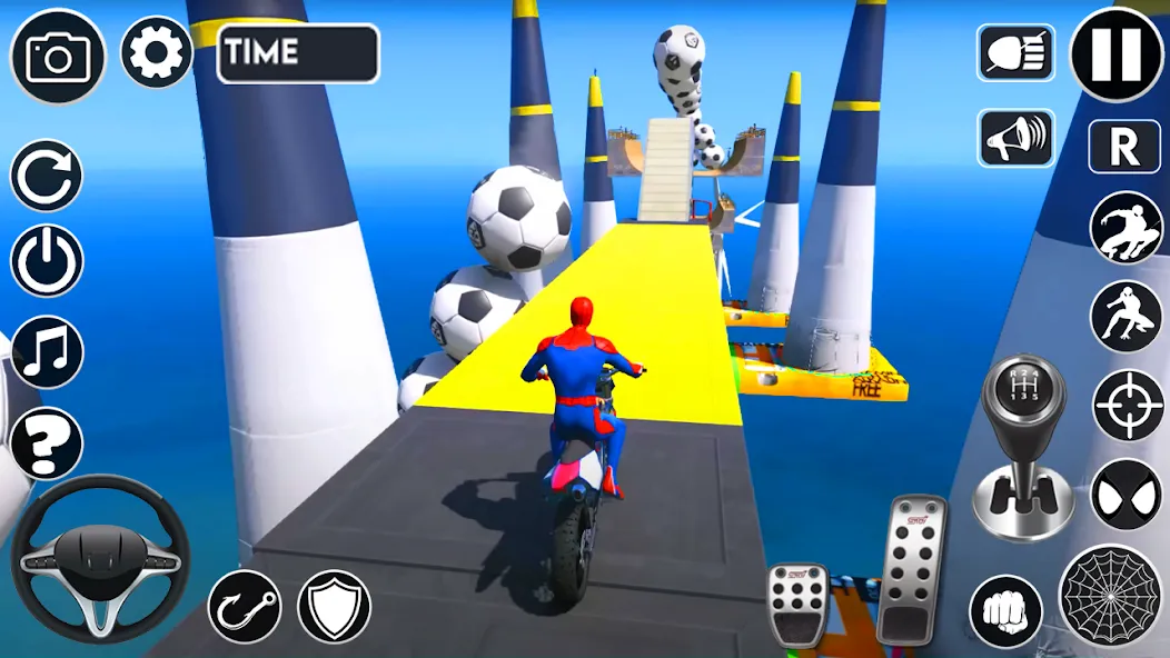 Superhero Tricky Bike Stunt [MOD: безлимитные деньги и все байки] — Скачать бесплатно (APK) — скриншот 5