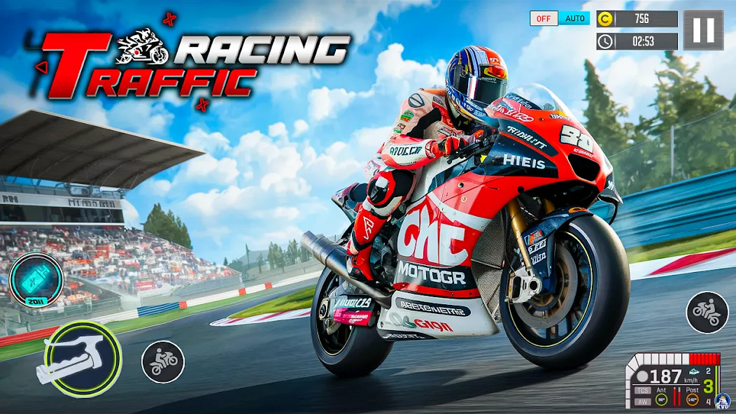 Moto Racing 3d Motorcycle Game [MOD: безлимитные деньги и все трассы открыты] (Бесплатно / APK) — скриншот 2