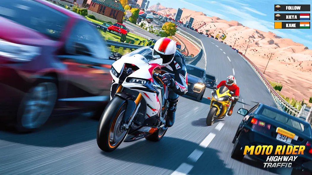 Moto Racing 3d Motorcycle Game [MOD: безлимитные деньги и все трассы открыты] (Бесплатно / APK) — скриншот 4