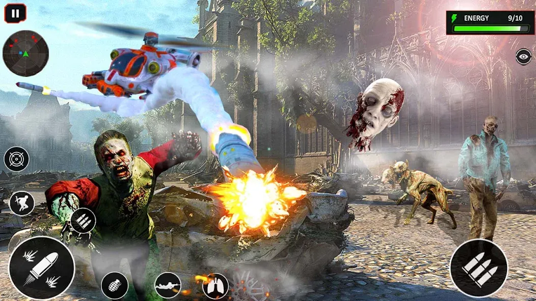 Скачать Sniper Zombie Shooting [MOD: много денег и открыты уровни] на телефон — скриншот 2