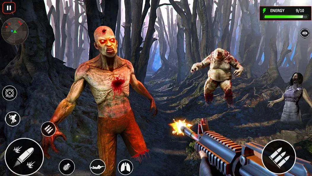 Скачать Sniper Zombie Shooting [MOD: много денег и открыты уровни] на телефон — скриншот 5