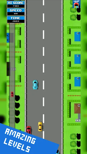 Скачать Super Road Fighter [MOD: безлимитные деньги и мощные машины] на телефон — скриншот 2