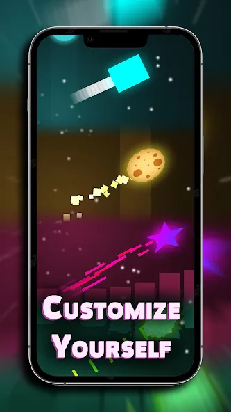 Взломанная Dash'n'Beat - EDM Rhythm game [MOD: безлимитные деньги и все уровни открыты] на Андроид — скриншот 2