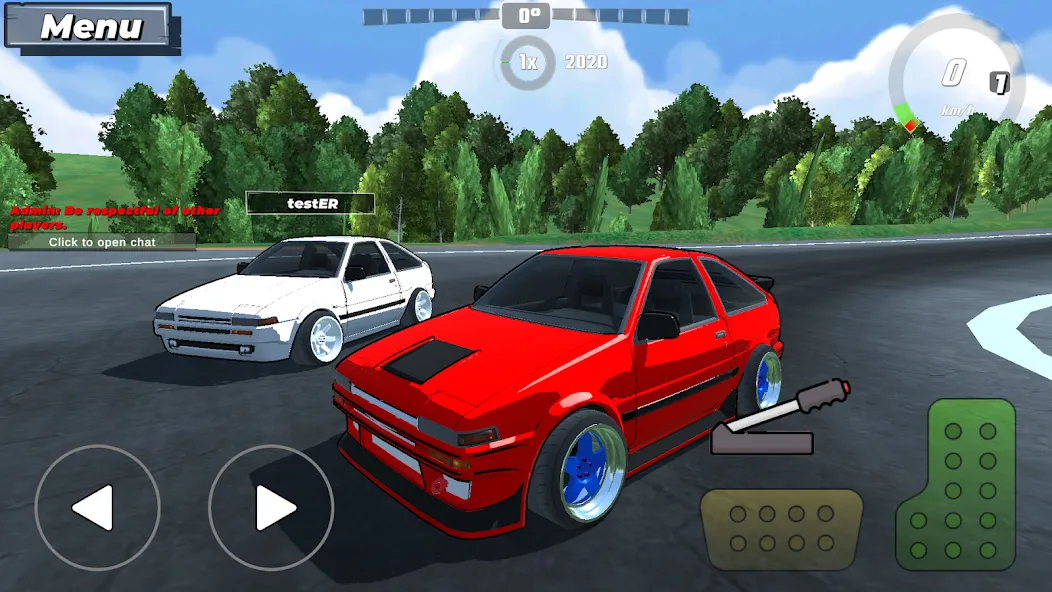 Скачать Drift King: Online [MOD: безлимитные деньги и все машины] на телефон — скриншот 1