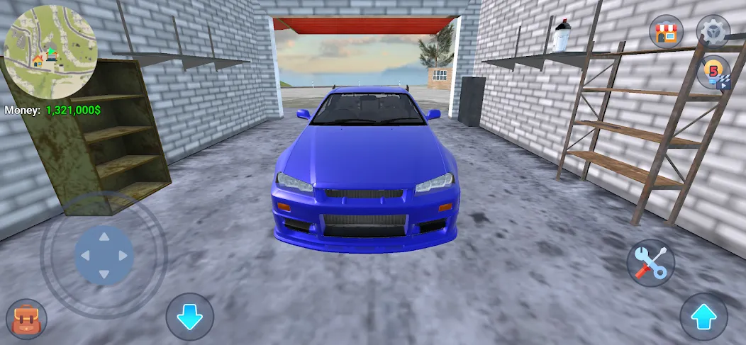 Взломанная Mechanic 3D My Favorite Car [MOD: безлимитные деньги и детали] на Андроид — скриншот 1