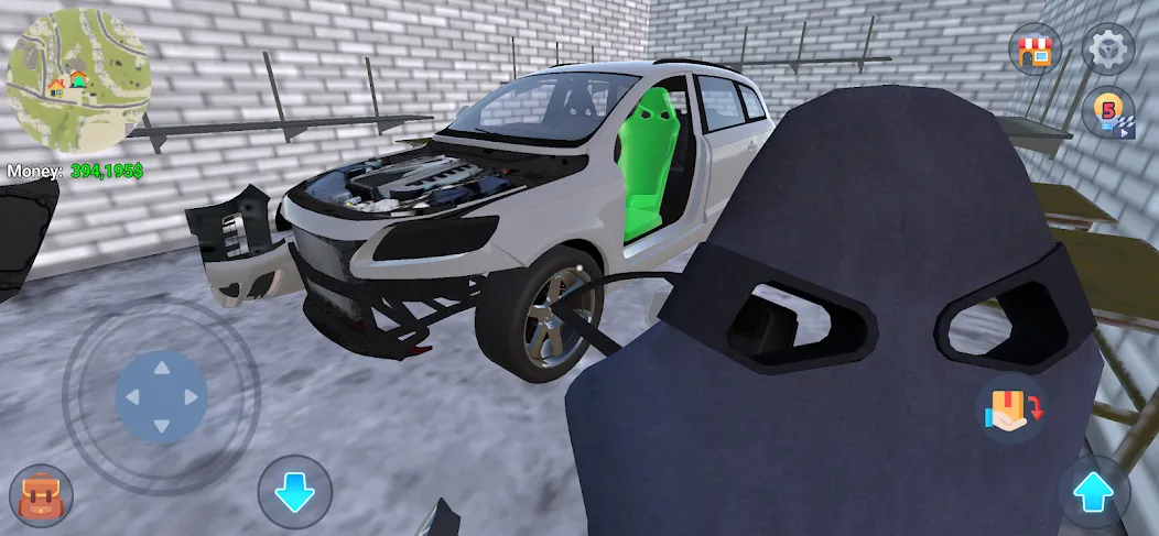 Взломанная Mechanic 3D My Favorite Car [MOD: безлимитные деньги и детали] на Андроид — скриншот 3