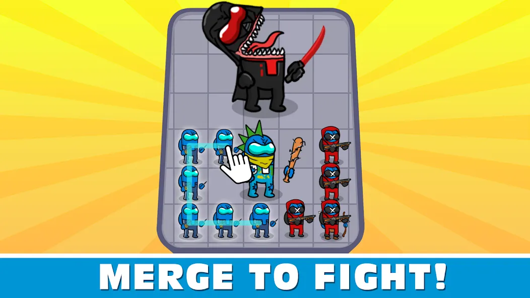 Merge Imposter [MOD: без рекламы и безлимитные монеты] — Скачать бесплатно (APK) — скриншот 4