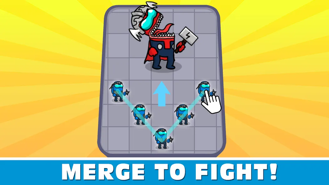 Merge Imposter [MOD: без рекламы и безлимитные монеты] — Скачать бесплатно (APK) — скриншот 5