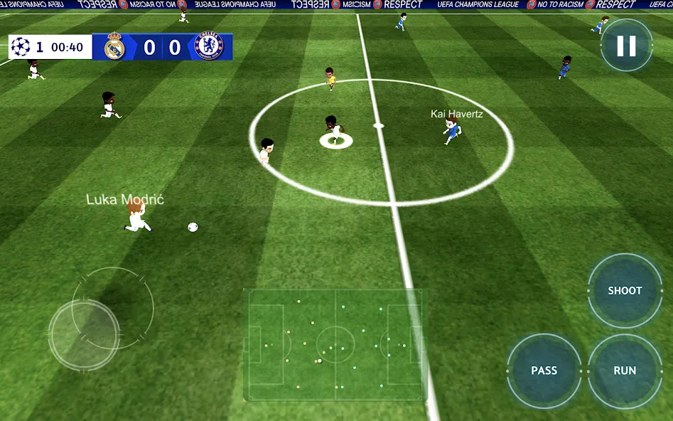 Скачать Champions League - UEFA Game [MOD: безлимитные деньги и открыты все уровни] — скриншот 4