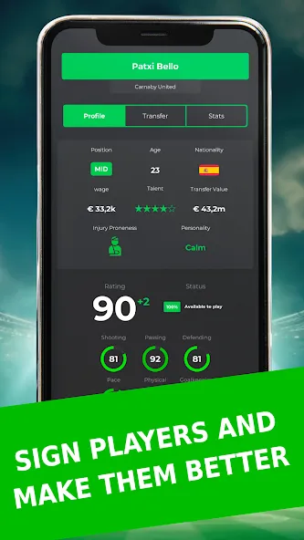 Взломанная Club Boss - Soccer Game [MOD: безлимитные деньги и ресурсы] на Андроид — скриншот 5