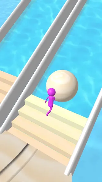 Скачать Bridge Race [MOD: безлимитные ресурсы и всё открыто] на телефон — скриншот 2