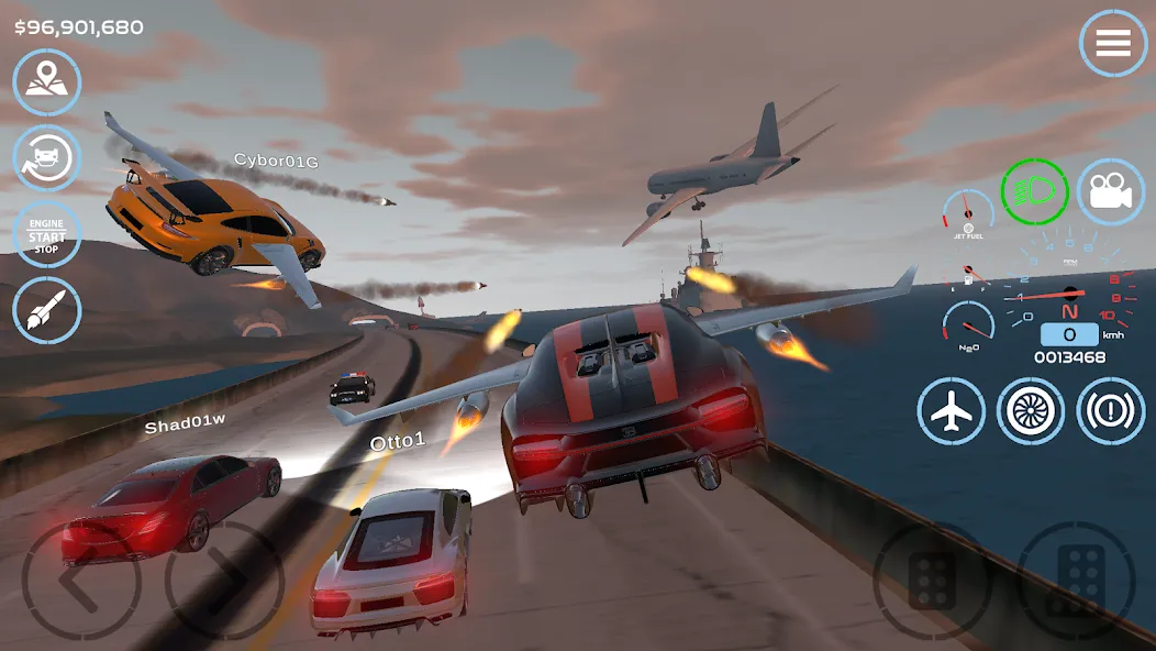 Скачать Car Sim [MOD: безлимитные деньги и все машины] на телефон — скриншот 1