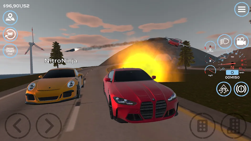 Скачать Car Sim [MOD: безлимитные деньги и все машины] на телефон — скриншот 2
